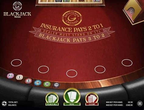  grosvenor casino minimum bet blackjack